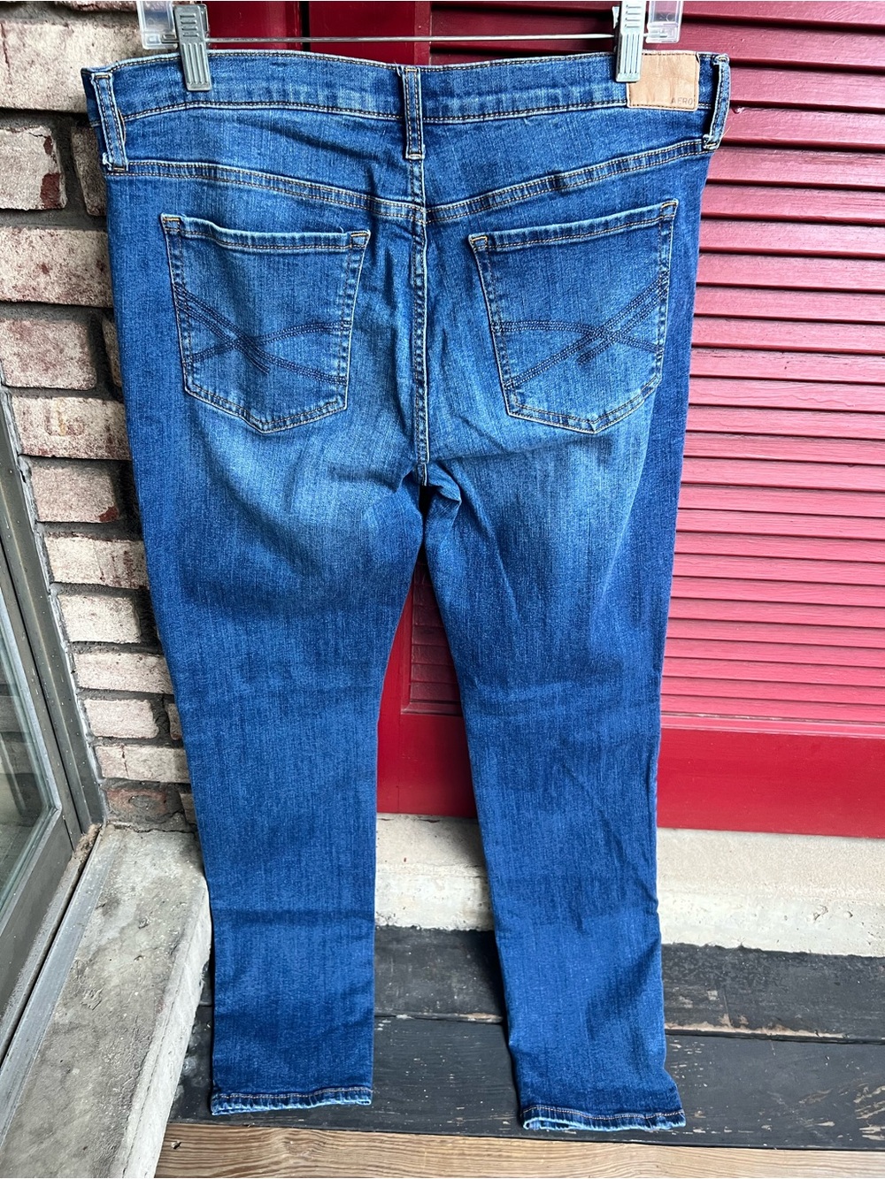 Aeropostale Low Rise Skinny Dark Wash Denim Jeans Size 16L - Picture 2 of 9